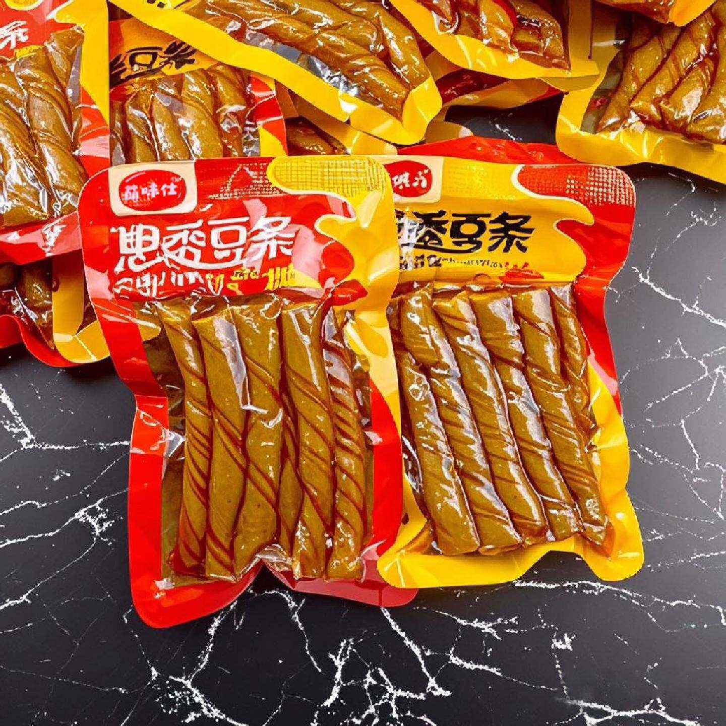 香辣豆筋思香豆条相思卷辣条风味豆制品休闲零食宿舍便宜食品小吃