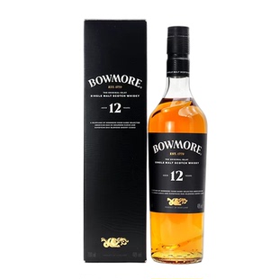 波摩 Bowmore 12年中文版 苏格兰艾雷岛 单一麦芽威士忌瓶装700ml