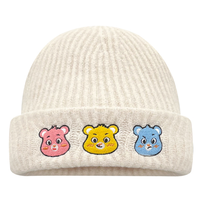 CareBears爱心小熊毛线帽围巾潮