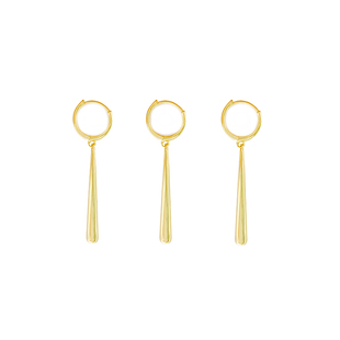 索罗索隆同款三刀流耳坠925纯银海贼王周边耳环无耳洞耳夹推荐