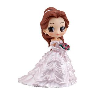 万代BANDAI qposket婚纱版迪士尼公主动漫手办模型公仔儿童玩具