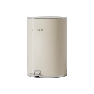 日本垃圾桶家用客厅轻奢高档2025新款高颜值卧室奶油风带盖踩踏式