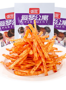 爱情公寓辣条小时候怀旧麻辣零食