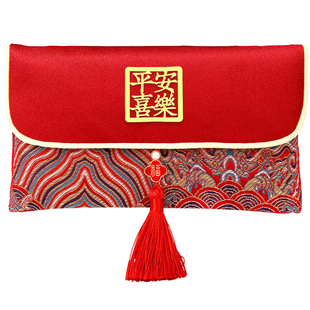 红包乔迁新居大吉大利专用通用款红封包布袋入伙宅新房万元利是封