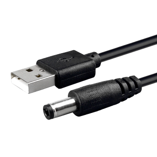 5V圆孔充电器线移动电源连接路由器台灯hub usb转dc电源线c圆孔头手电筒风扇音箱台灯玩具洁面仪化妆镜充电线