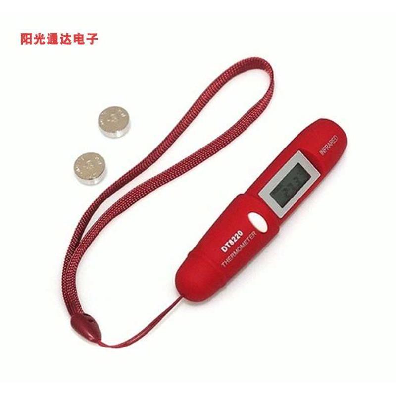DT8220便携式测温笔手持电子温度计 迷你小巧温度计 红外线测温仪