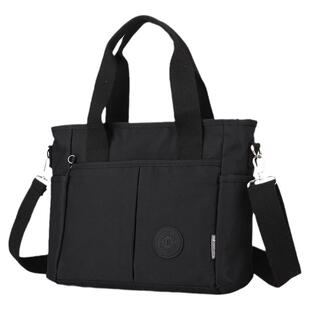 时尚女士大容量斜挎包旅行外出单肩包上班通勤手提包牛津布手提袋