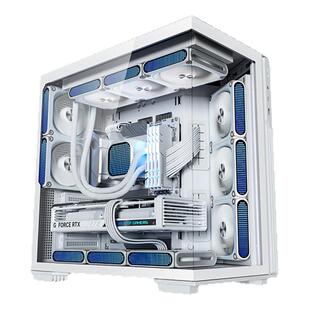 爱国者星璨霄 屏显版 海景房机箱台式电脑主机ATX左右分仓主机箱