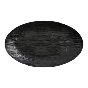 磨砂陶瓷椭圆盘家用菜盘鱼盘高颜值酒店摆盘2022新款盘子纯色餐具