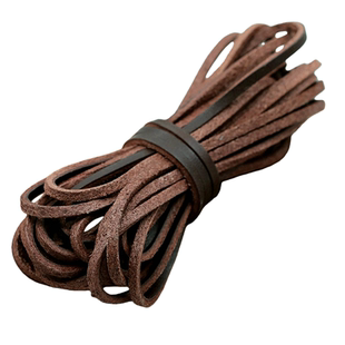 diy手工饰品配件材料3*2MM牛皮绳方真皮手链项链宠物编织皮绳包邮