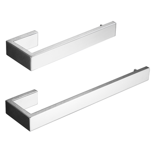 304不锈钢毛巾架亮光毛巾环卫生间拉丝浴巾置物架酒店浴室毛巾杆