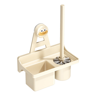 尔沫吸盘马桶刷置物架家用无死角壁挂式洗手间洗马桶专用刷子套装