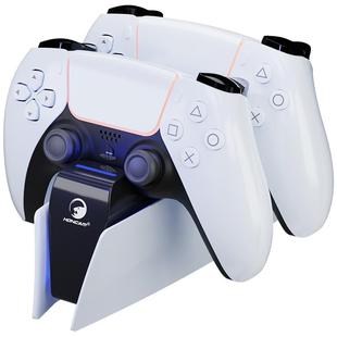 HONCAM PS5手柄座充原装手柄充电底座收纳支架充电器适用索尼PS5 Slim PRO游戏主机通用散热配件PS5精英手柄