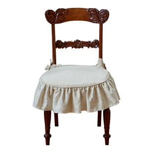 蜡笔派莉吉亚坐椅垫餐座椅|法式复古|椅子垫亚麻透气新中式百搭A