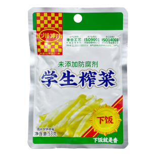 川南学生榨菜丝53g小袋装清淡酱腌菜腌制泡菜脆口榨菜丝早餐小菜