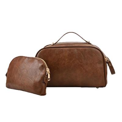 南熙复古双拉链化妆包