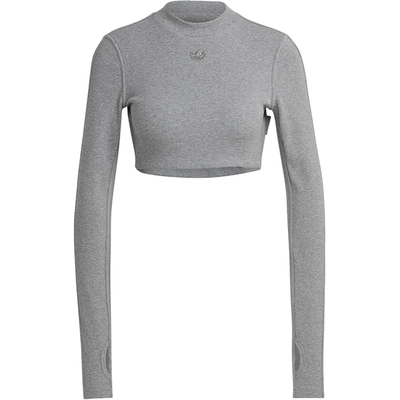 Adidas/阿迪达斯正品三叶草女士运动休闲圆领长袖T恤HK7233