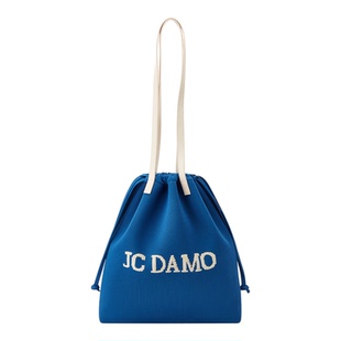 JC DAMO女包26夏季新款飞织抽绳简约托特包休闲包时尚手提包日韩