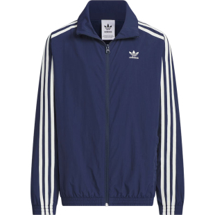 Adidas/阿迪达斯正品三叶草儿童翻领拉链运动夹克外套JM4680