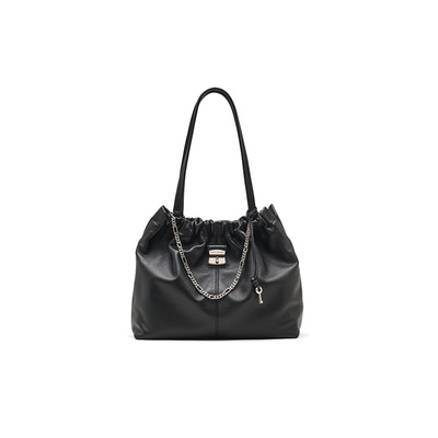 【礼物】MARC JACOBS/莫杰 CRISTINA 中号柔软褶皱精美单肩包