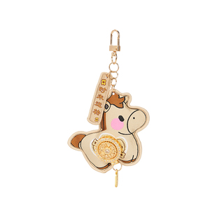 大英博物馆时来运转小马钥匙扣新年礼物香囊包包挂件送女生日礼物