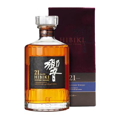 日本进口响21年威士忌700ml