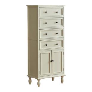 美式复古实木斗柜家用卧室多层抽屉式储物柜小型简约五斗柜