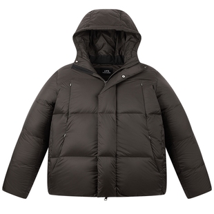 【商场同款】太平鸟男装羽绒服225冬季新款鹅绒面包服 B1ACF4449