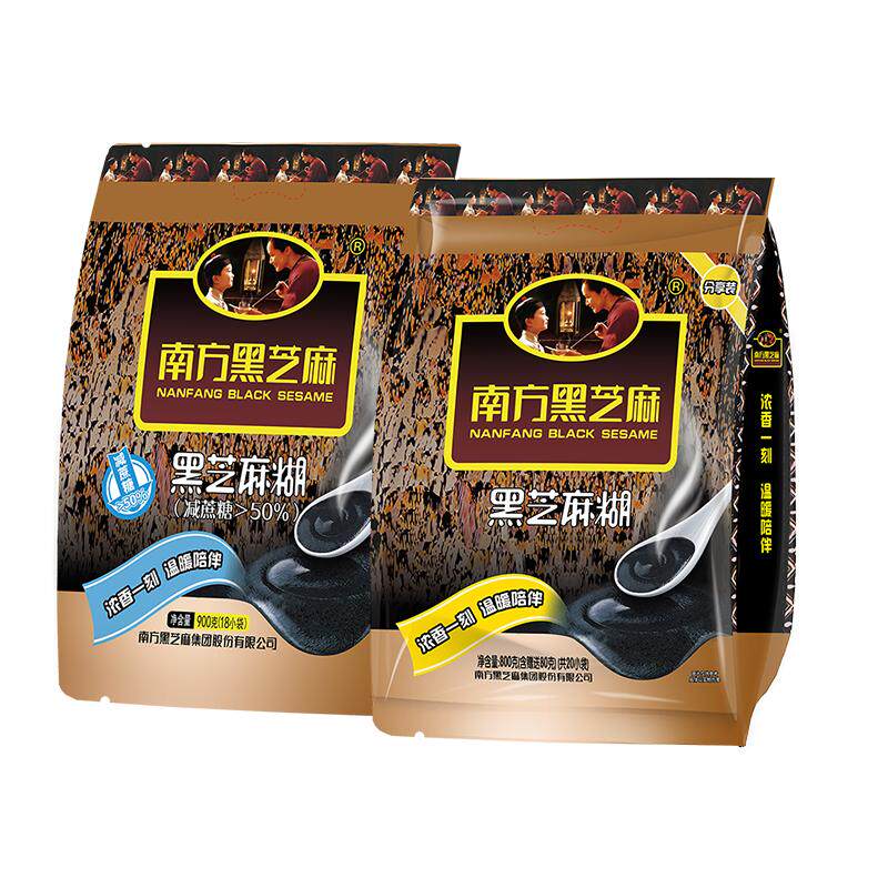 南方黑芝麻原味/低糖800g芝麻糊