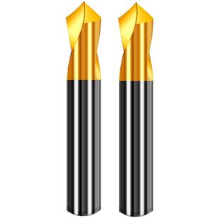 UMLO不锈钢镀钛中心钻90度加长定心钻倒角刀定位钻头定位钻