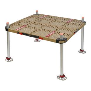 海锐钓台激光加粗腿大地爪新款超轻镂空野钓便携折叠水库钓鱼平台