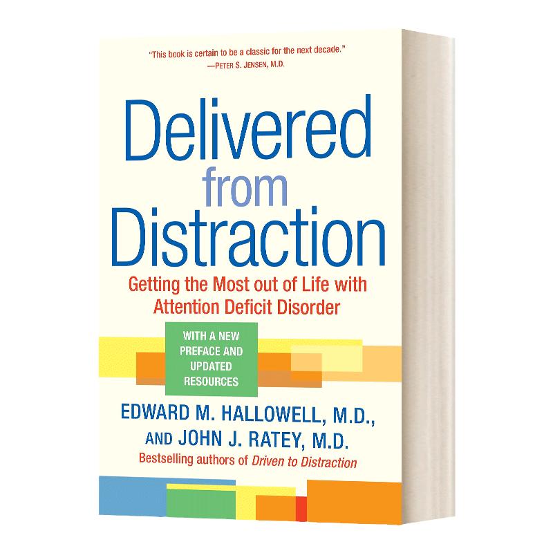 分心也有好人生 英文原版 Delivered From Distraction 英文版 Edward M. Hallowell 进口英语原版书籍