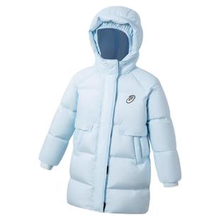 亚瑟士羽绒服女童童装冬季三防中长款加厚学生外衣青少年外套保暖