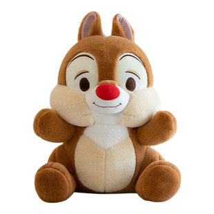 可爱小松鼠玩偶花栗鼠公仔毛绒玩具奇奇蒂蒂布娃娃儿童女生日礼物