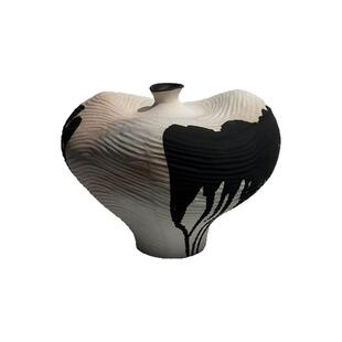 JOJO'S L. PD.紫泉涧.创意陶瓷花瓶插花器皿装饰摆件新中式 |虎跑