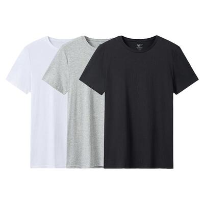 七匹狼男士短袖打底衫圆领