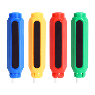 磁性粉笔套粉笔夹壳教师专用握笔器手套无尘免脏手按动式磁性防粉尘灰神器装延长器儿童老师保护家用托字护手