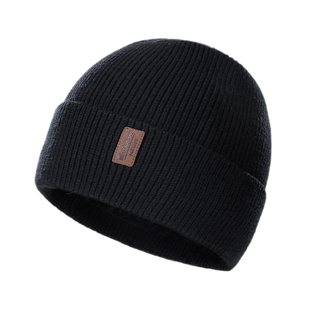 MISSION UV保暖毛线帽加厚针织帽户外加绒冷帽护耳防寒帽子男冬