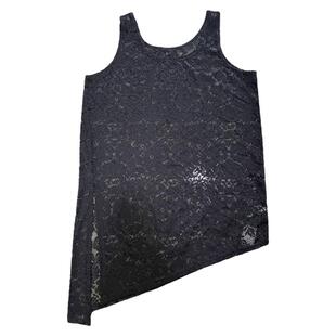 蕾丝打底衫女吊带裙外搭性感吊带背心罩衫中长春性感黑色蕾丝上衣