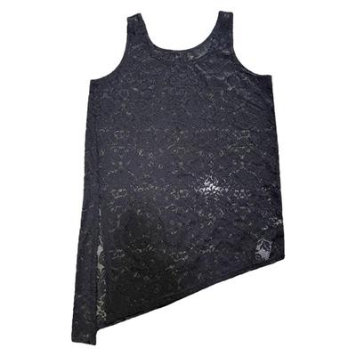 无袖背心蕾丝罩衫长款遮胯显瘦