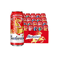 百威红罐醇正啤酒马年生肖罐450ml*20听