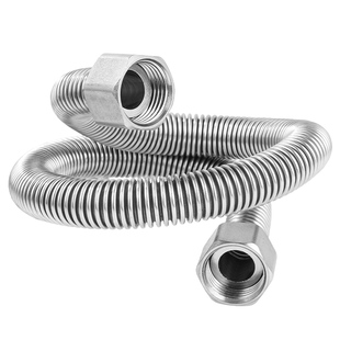 304不锈钢波纹管4分热水器冷热出进水管软管马桶高压防爆金属连接