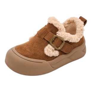 FVM女童鞋子儿童勃肯棉鞋2025新款冬季加绒宝宝小皮鞋雪地靴冬鞋