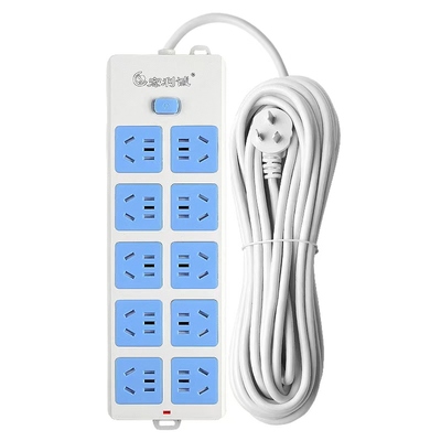 家用大功率条形插排带独立开关