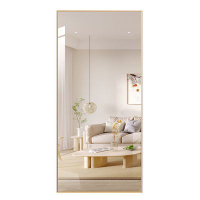 【顺丰包邮】极简铝框穿衣镜全身