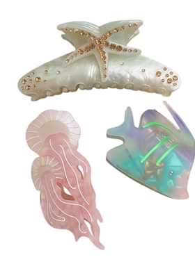 星辰大海Cielune荧光醋酸鲨鱼夹