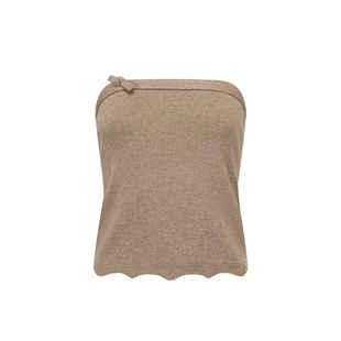 【现货】SWAYING 26PS 绳结装饰短款抹胸上衣女 DOUBLEBOO