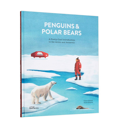 【现货】Penguins and Polar Bears: 企鹅和北极熊:北极和南极的绝佳介绍 英文原版图书籍进口正版 儿童地理科普绘本
