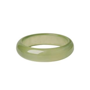 宫里上新岫玉手镯女款天然玉镯天青冻玉镯冰种晴水玉镯子生日礼物