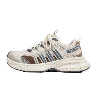 男鞋冬季2026新款网红增高老爹鞋青少年潮牌休闲网面运动网鞋春季